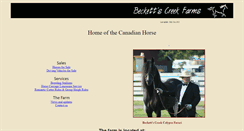 Desktop Screenshot of beckettscreek.com